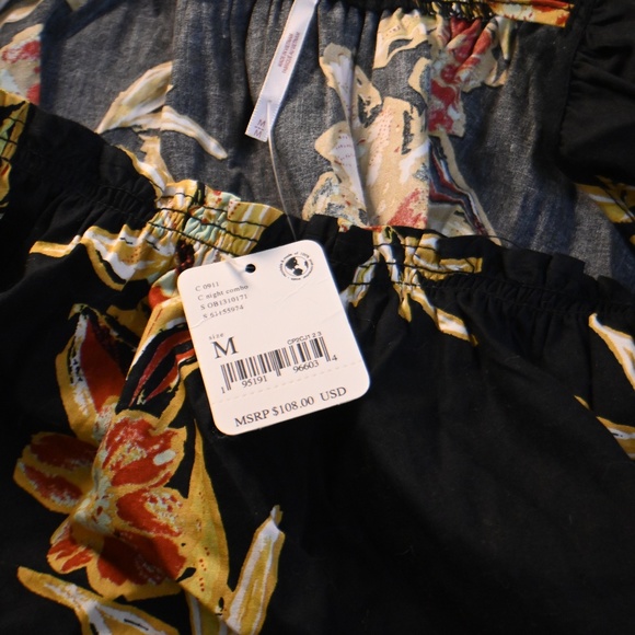 Free People Jodie Printed Tunic in Black - Picture 8 of 8